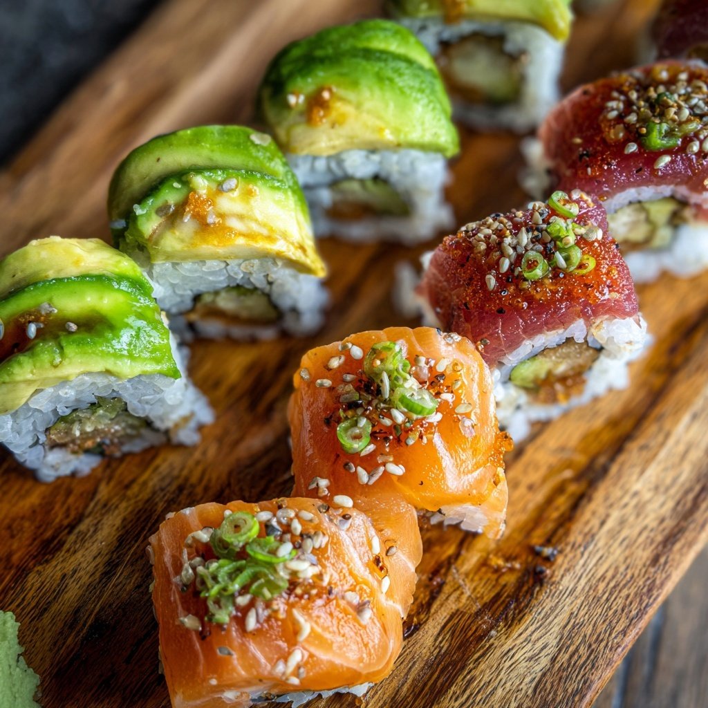 Global Japanese Sushi Rolls