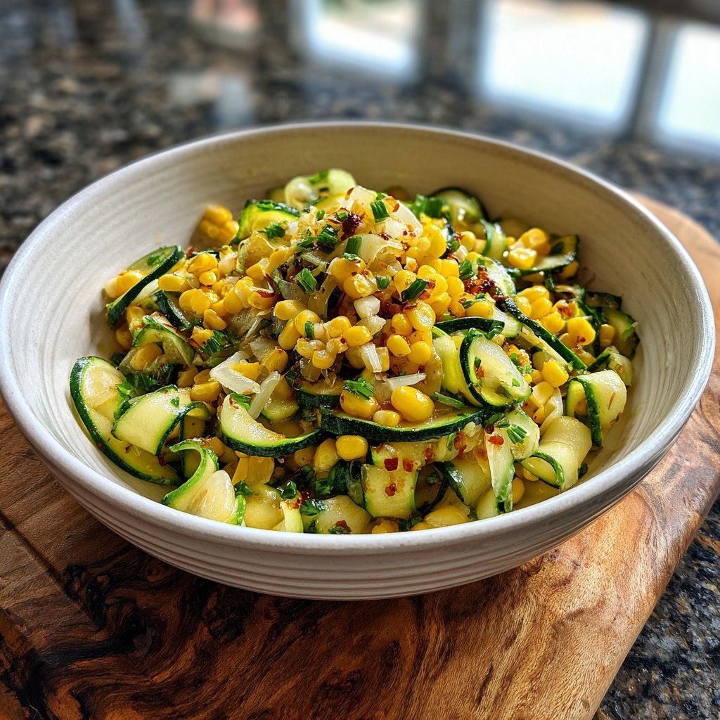 Zucchini and Corn Salad