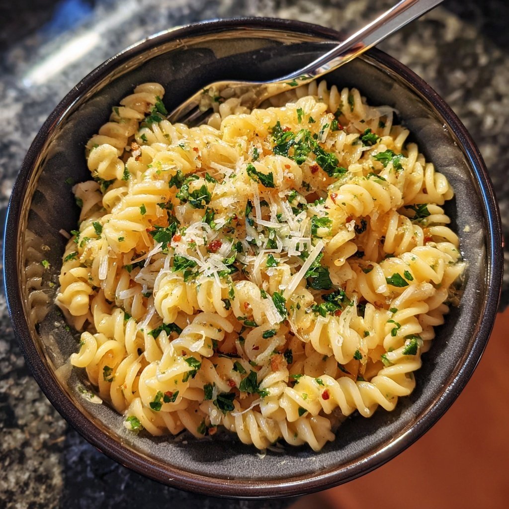 Quick Garlic Butter Pasta