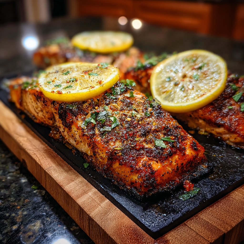Zesty Garlic Lemon Salmon